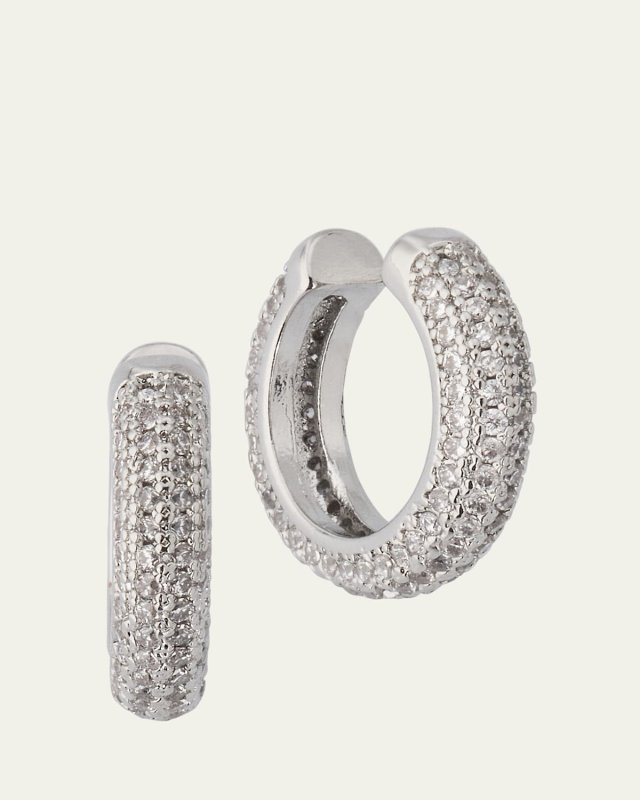 Micro Pave Ear Cuff, Set of 2